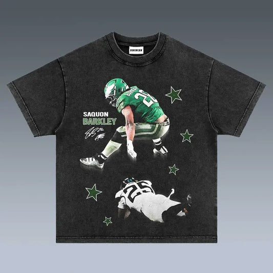 VINTAGE TEE | SAQUON BARKLEY 11.12.2 - Soft and Comfortable Shirt - Unisex - Graphic T-Shirt