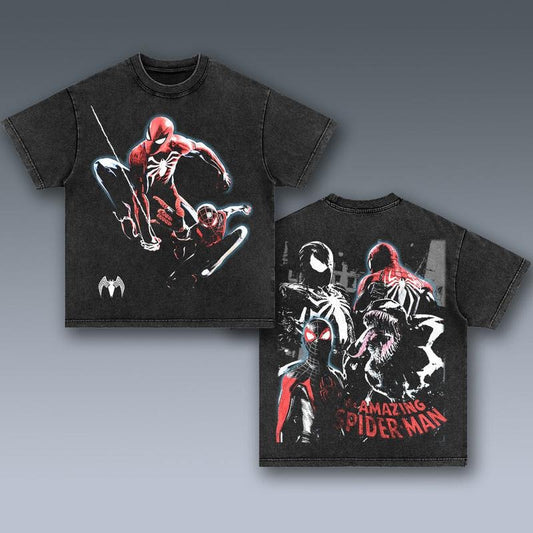 VINTAGE TEE | SPiDER M4N Trending Movie T shirt Vintage 90s T-shirt gift for Movie fans gift for him gift for her unisex T-shirt Urbanwear Shirt Casual Fabric