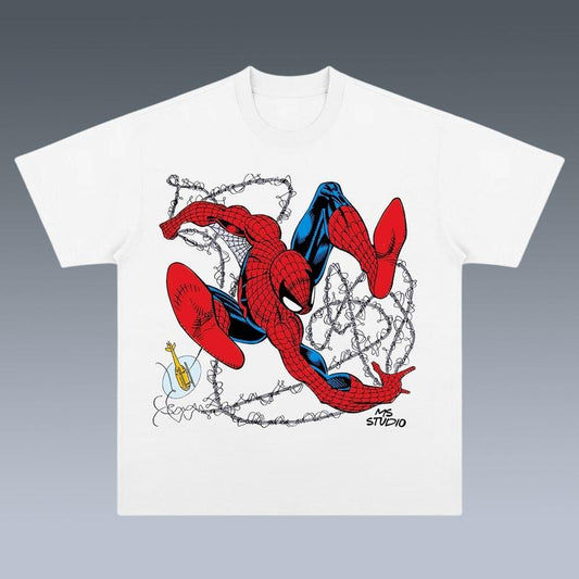 VINTAGE TEE | SPiDER MaN Trending Movie T shirt Vintage 90s T-shirt gift for Movie fans gift for him gift for her unisex T-shirt Urbanwear Shirt Casual Fabric