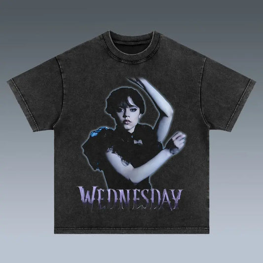 VINTAGE TEE | WEDNESDAY Trending Movie T shirt Vintage 90s T-shirt gift for Movie fans gift for him gift for her unisex T-shirt Urbanwear Shirt Casual Fabric