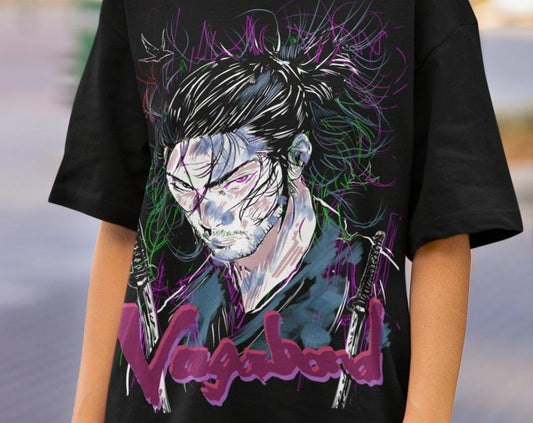 Vagabond Shirt, Musashi Miyamoto, Matahachi Honiden, anime Shirt, aesthetic hoodie, Manga aesthetic, japanese gaming