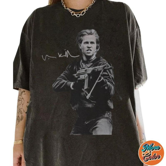 Val Kilmer Signature 80s Movies Inspires Shirts, Cotton Unisex T-shirt, Crew Neck, Size S- 3XL, Menswear Top, Womenswear Top Underwear Streetwear