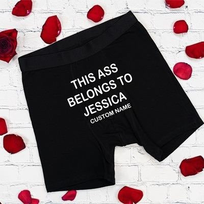 Valentine's Men Underwear, Valentine's Day Gift for Boyfriend, Men Boxer Underwear, Husband Valentine Gift, Sexy Gift for...