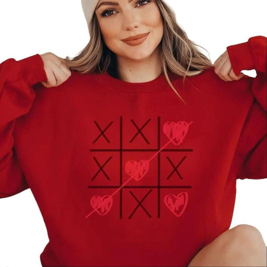 Valentines Sweatshirt, V-Day Sweatshirt for Women T-Shirts, Hoodie | InkThreadWorks.com
