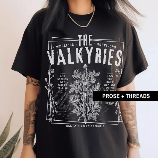 Valkyrie shirt NestaAcotar Merch Cassian SJM merch Booktok Merch Lady Death ACOSF, throne of glass Hoodie, Sweatshirt