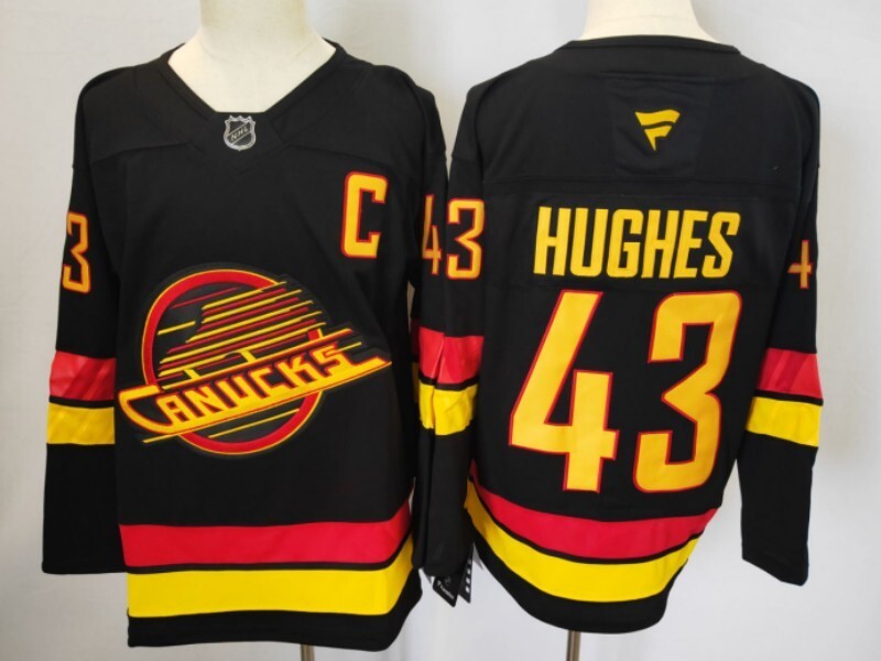Vancouver Canucks #43 Quinn Hughes Style 2