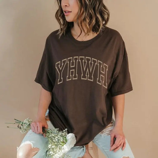 Varsity YHWH T-shirt Hoodie, Sweatshirt | InkThreadWorks.com