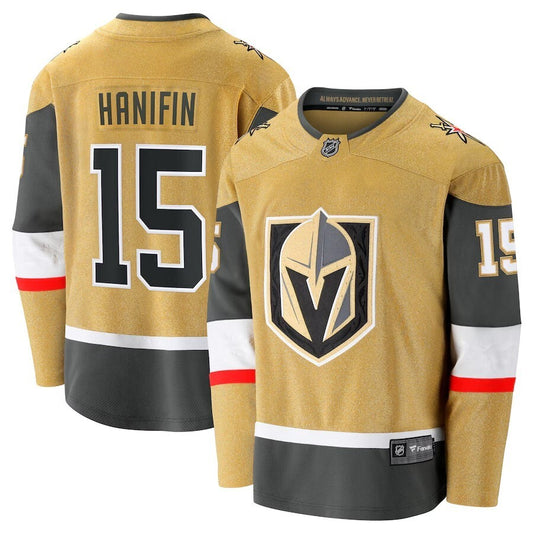 Vegas Golden Knights #15 Noah Hanifin Home Breakaway Jersey - Gold