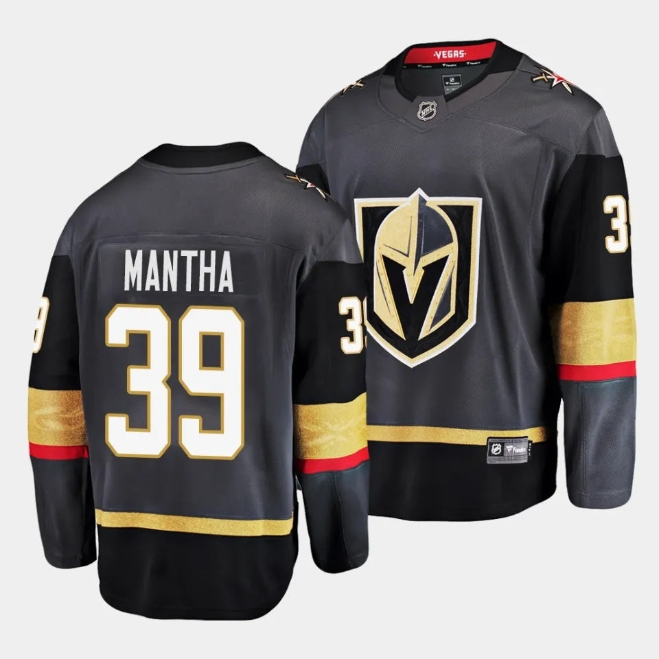 Vegas Golden Knights #39 Anthony Mantha Alternate Black Jersey