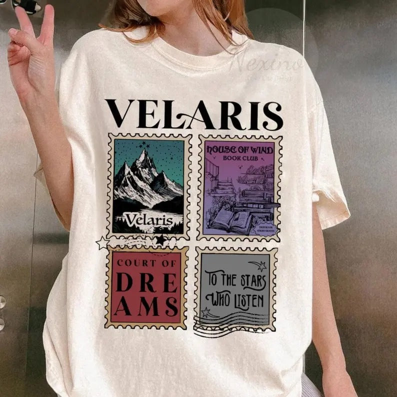 Velaris ACOTAR Shirt, Velaris City Of Starlight, The Night Court Shirt, SJM Merch Shirt, Court of Dreams, Rhysand,...