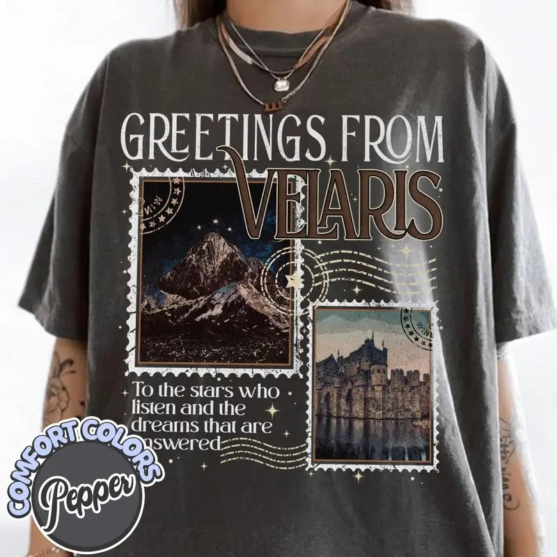 Velaris Acotar Shirt, Velaris City Of Starlight, The Night Court Shirt, Sjm Merch Shirt, Court Of D, Unisex Tshirt Funny...