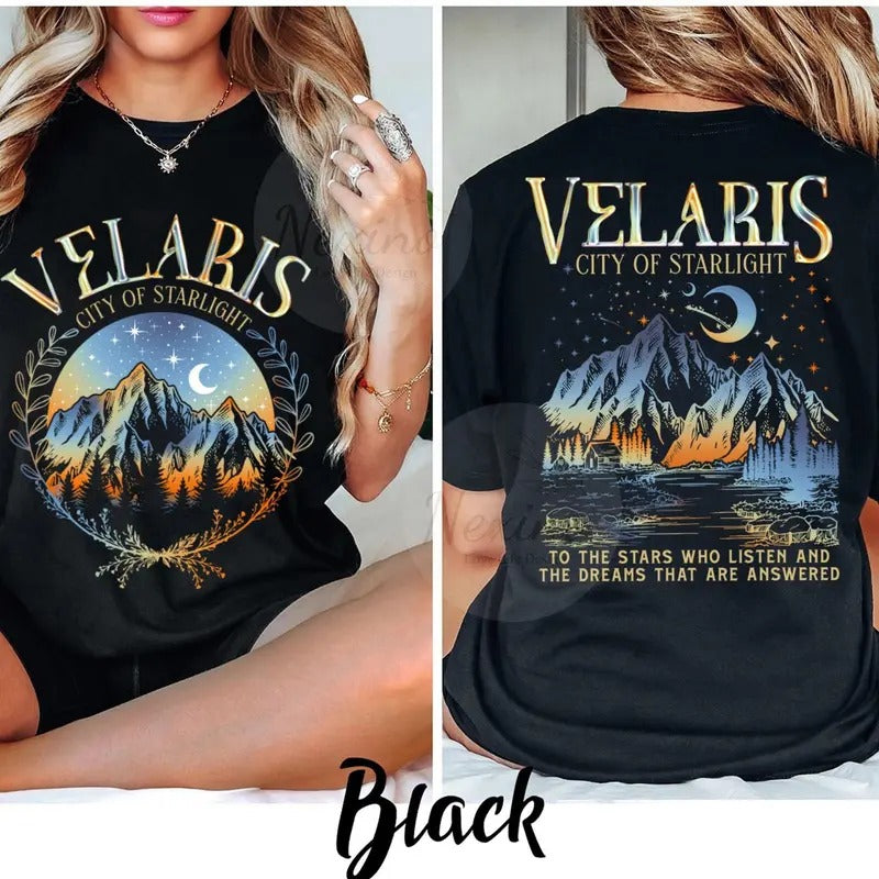 Velaris City of Starlight Shirt, The Night Court Shirt, Bookish Gift, Court Of Dreams, City Of Starlight Acotar Merch...
