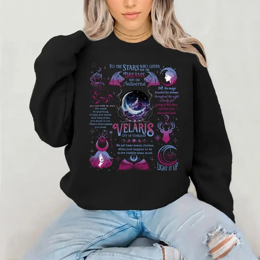 Velaris Tee, Velaris City Of Starlight Tshirt, The Night Court, Sjm Merch Shirt, City Of Starlight Sweater, Acotar...