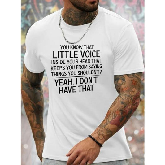 Vibrant Graphic Tee - Men's Round Neck Short Sleeve Fashion T-Shirt for Spring Summer Holiday - Unique Humorous Print Design, Regular Fit, Comfortable Wear Made in USA