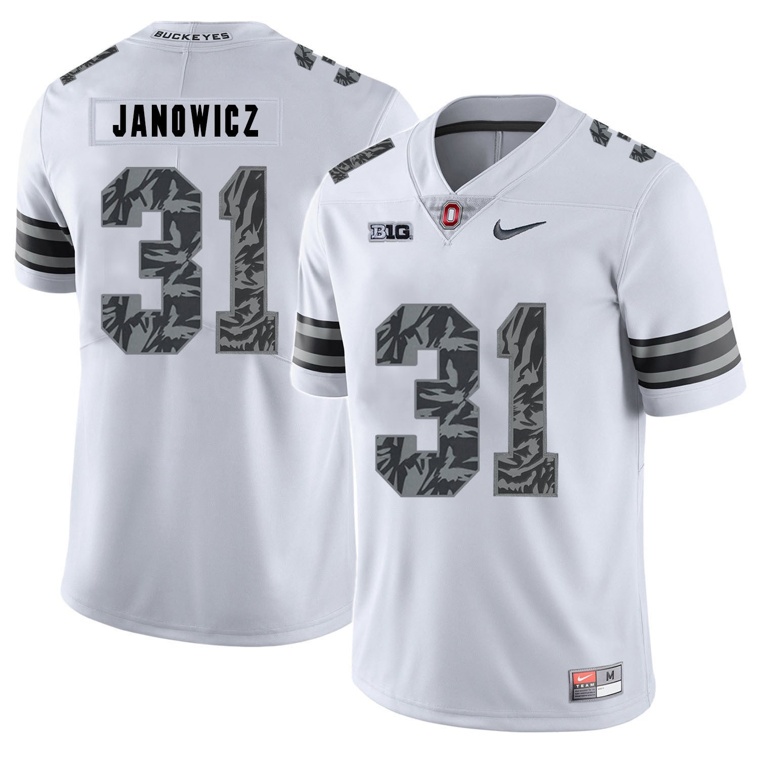 Vic Janowicz 31 Pattern White
