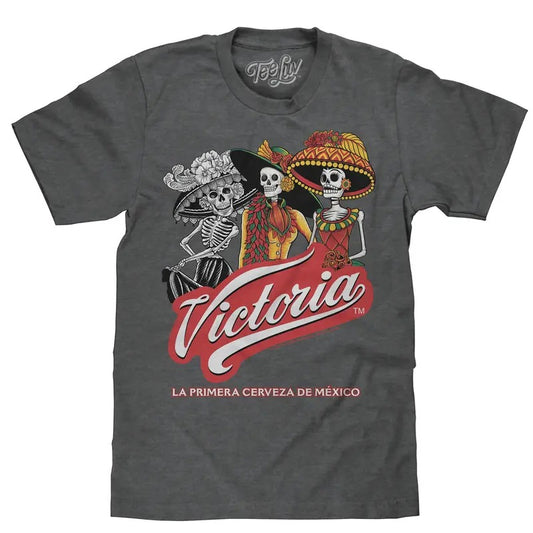 Victoria Beer T-Shirt - Gray Hoodie, Sweatshirt | InkThreadWorks.com