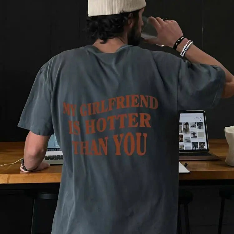 Victoria Maxwell, Anniversary Gift, My Girlfriend Is Hotter Than You Shirt, Funny Saying Sweatshirt, Aesthetic Tee, Gift For Boyfriend