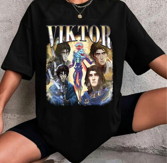 Viktor Arcane T-Shirt, Viktor Nation Arcane Season 2 Shirt, League of Legends Shirt Hoodie, Sweatshirt | InkThreadWorks.com