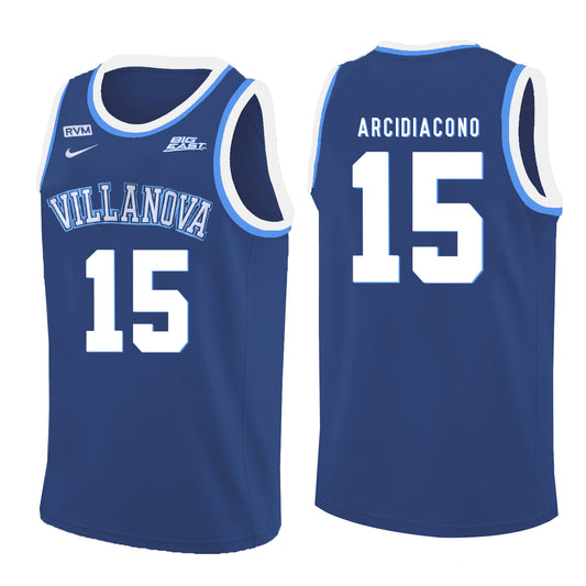 Villanova Wildcats Arcidiacono 15 Crew Neck Navy