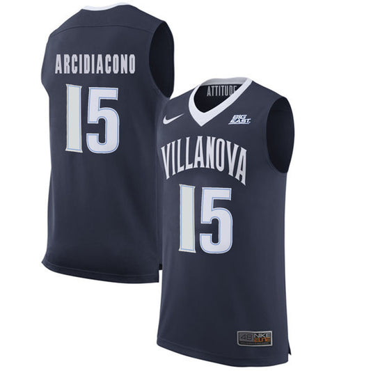 Villanova Wildcats Arcidiacono 15 Navy