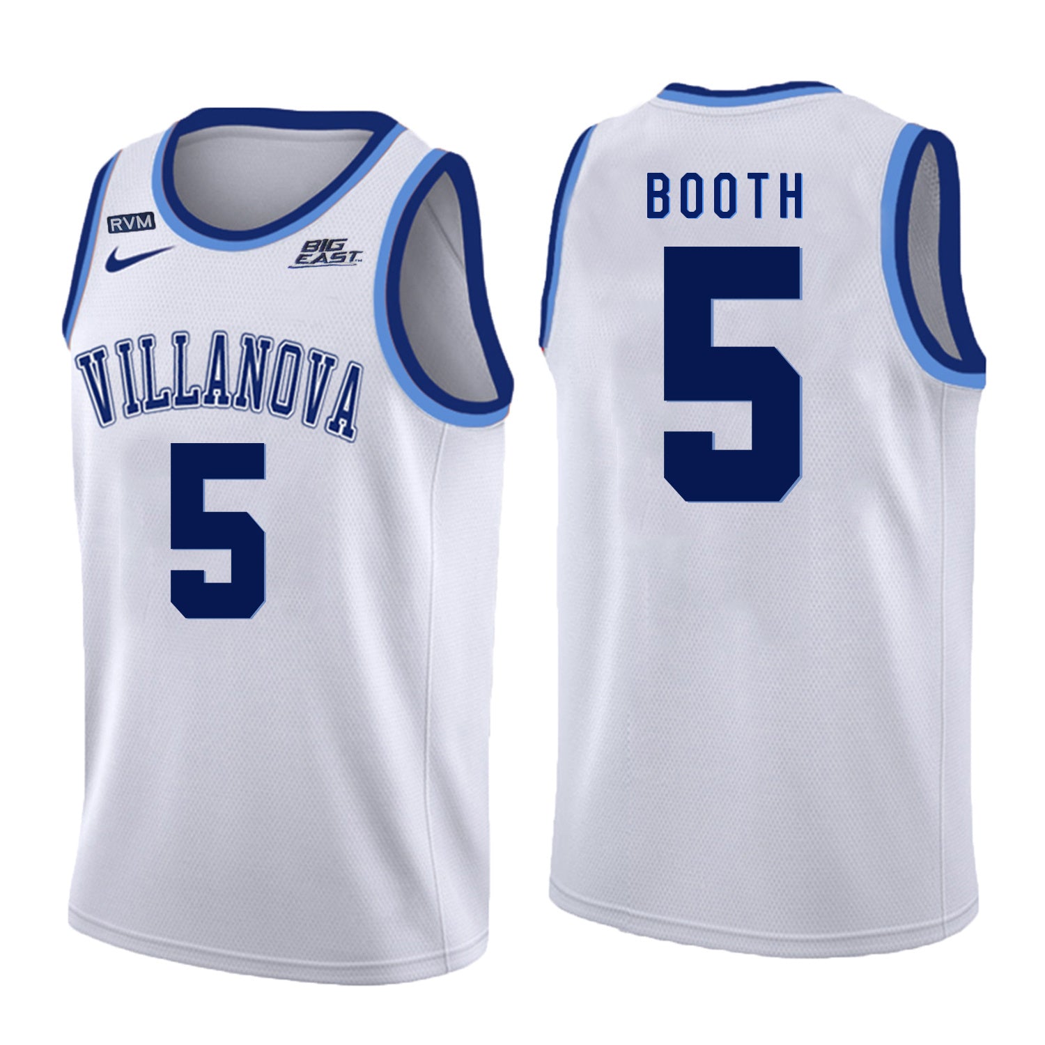 Villanova Wildcats Booth 5 Crew Neck White
