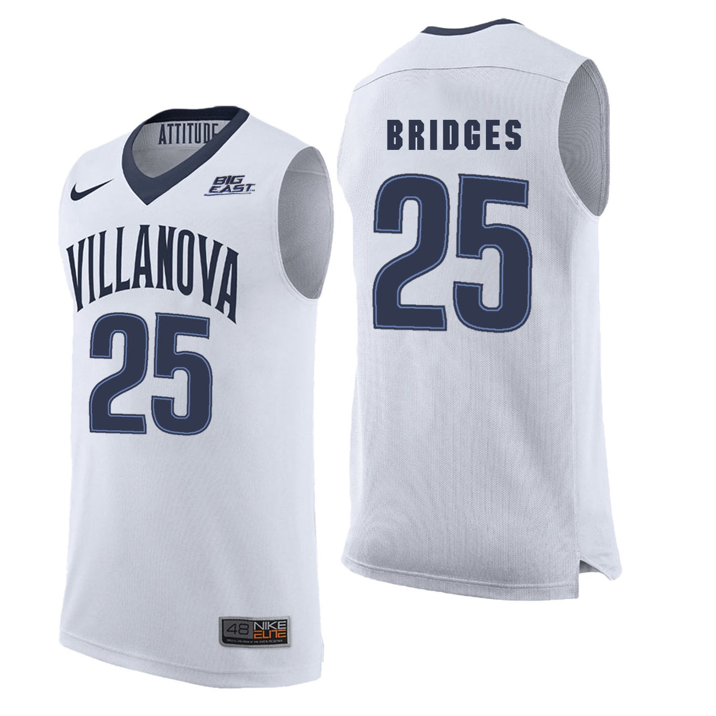 Villanova Wildcats Bridges 25 White