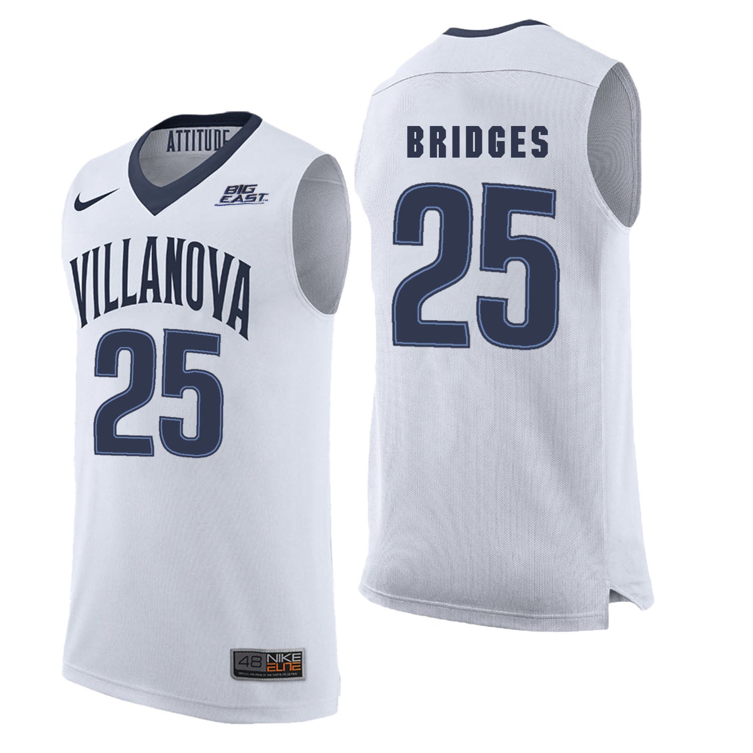 Villanova Wildcats Bridges 25 White