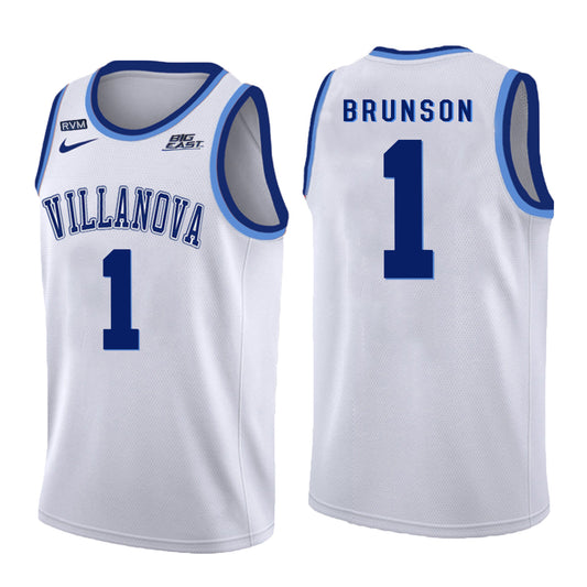 Villanova Wildcats Brunson 1 Crew Neck White