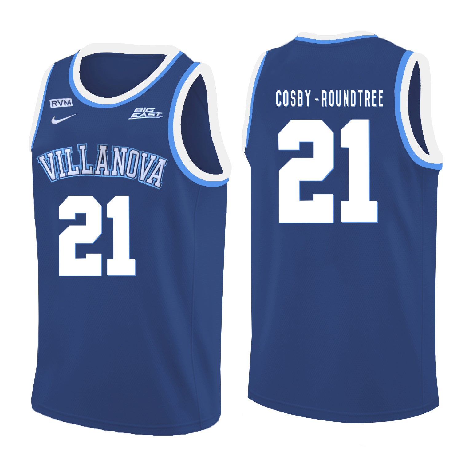 Villanova Wildcats Cosby-Roundtree 21 Crew Neck Navy