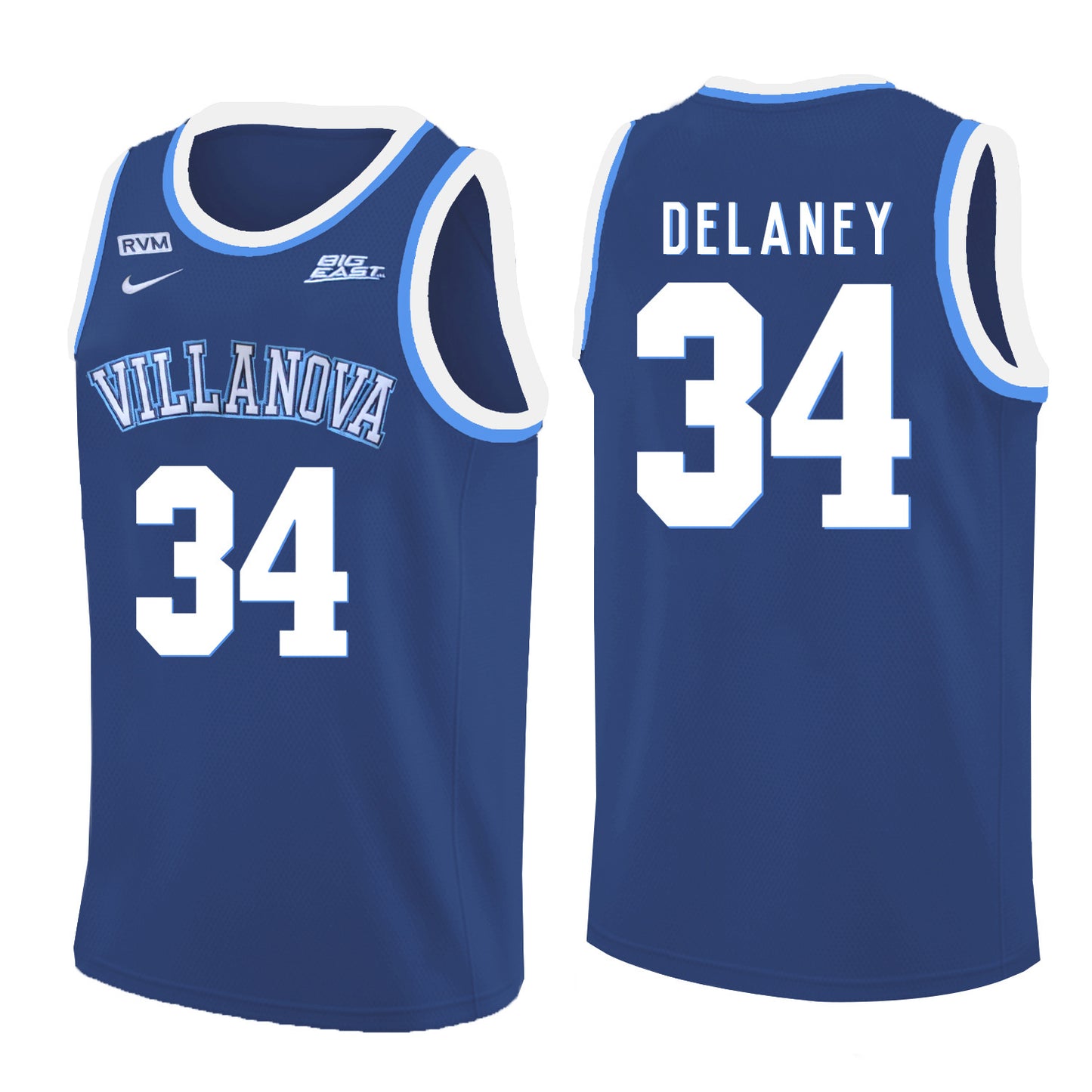 Villanova Wildcats Delaney 34 Crew Neck Navy