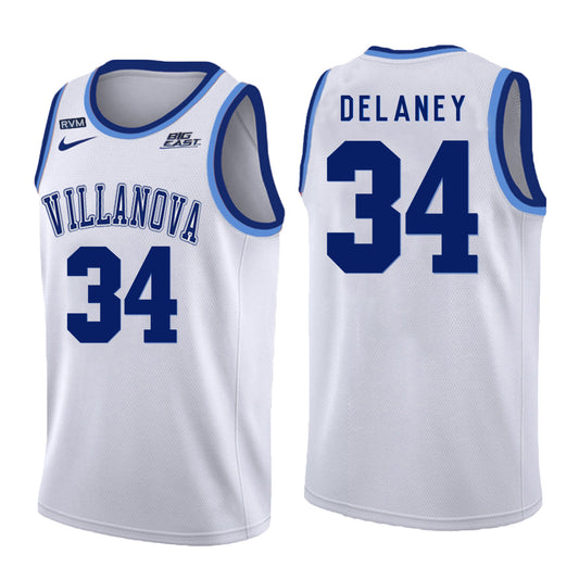 Villanova Wildcats Delaney 34 Crew Neck White