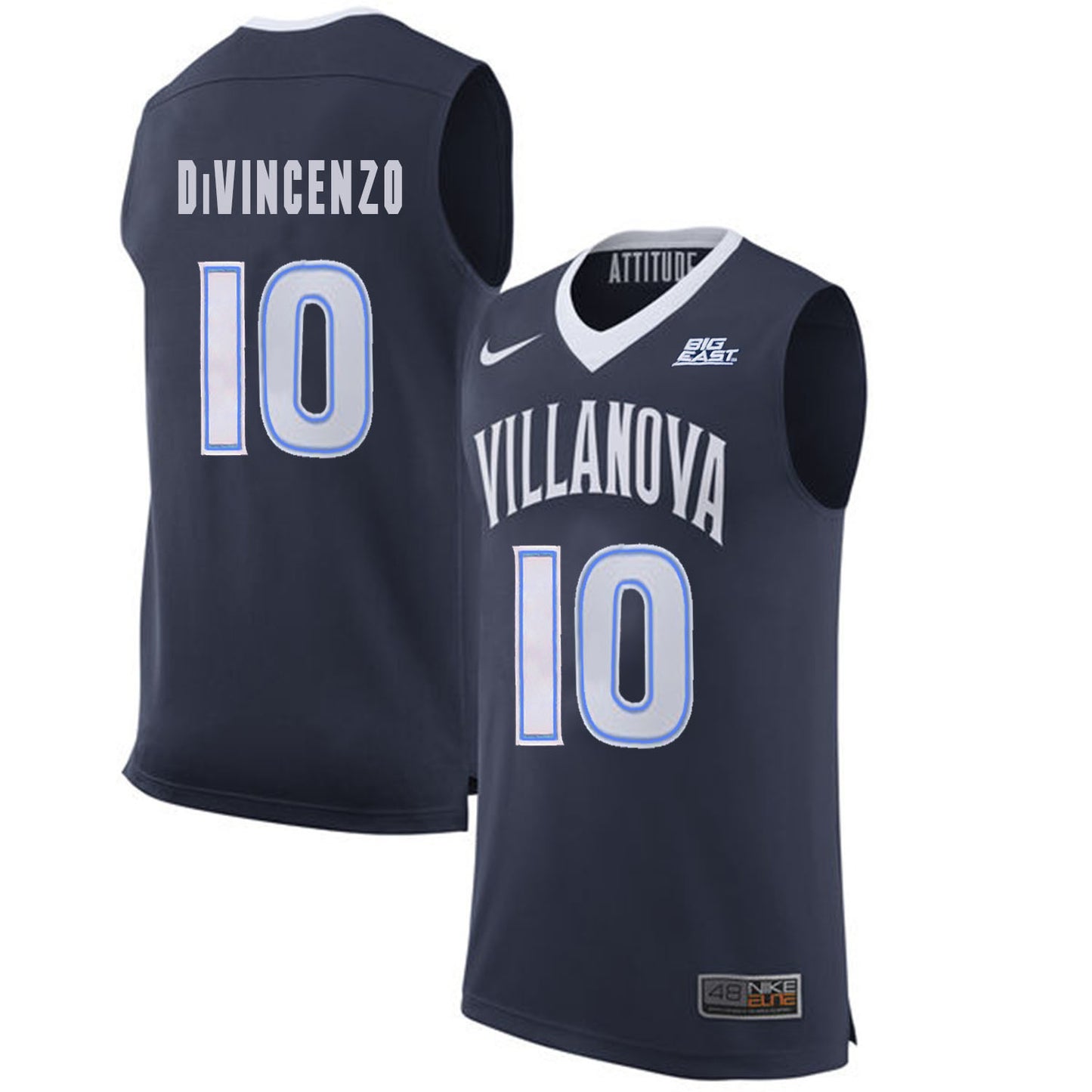 Villanova Wildcats DiVincenzo 10 Navy