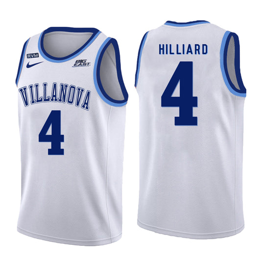 Villanova Wildcats Hilliard 4 Crew Neck White