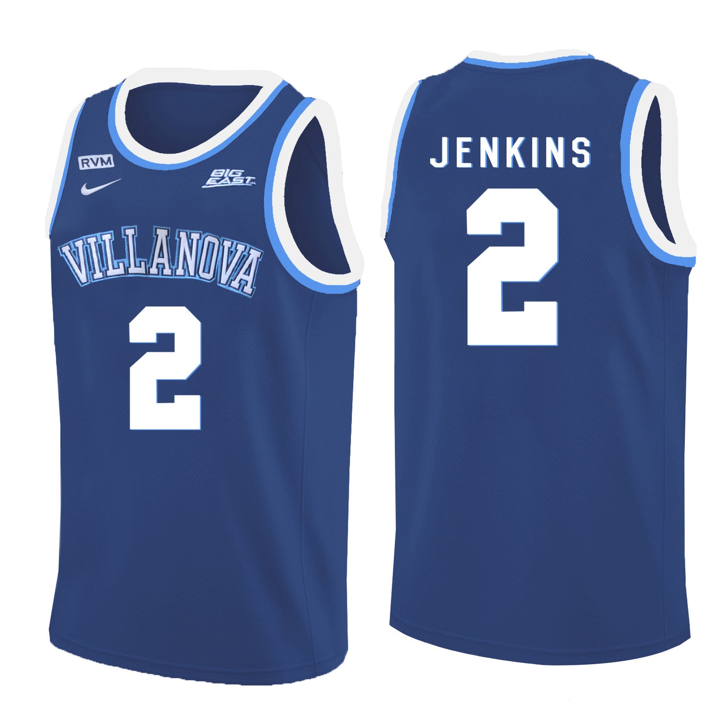 Villanova Wildcats Jenkins 2 Crew Neck Navy