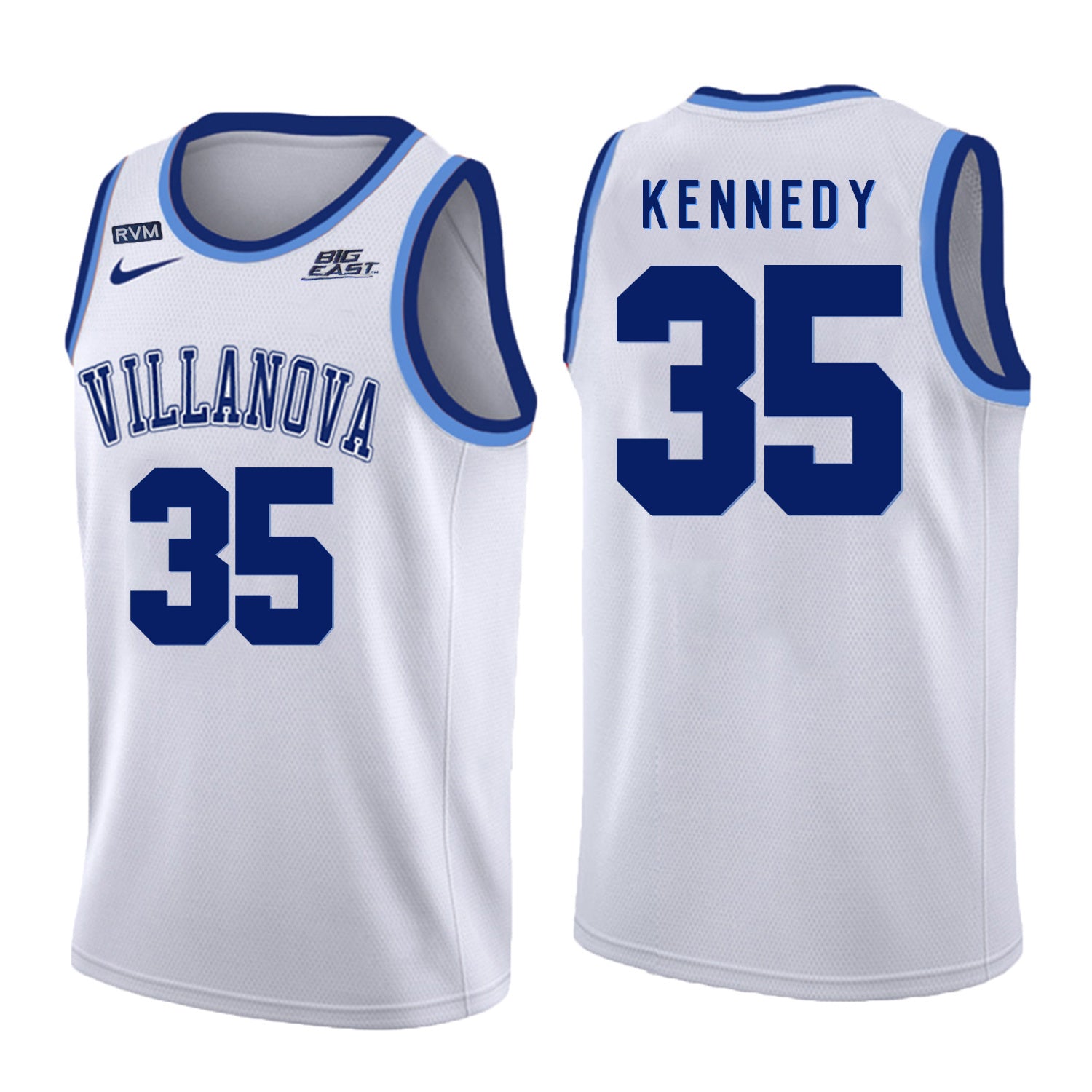 Villanova Wildcats Kennedy 35 Crew Neck White