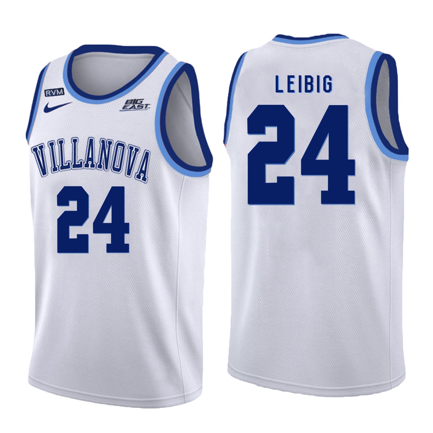Villanova Wildcats Leibig 24 Crew Neck White