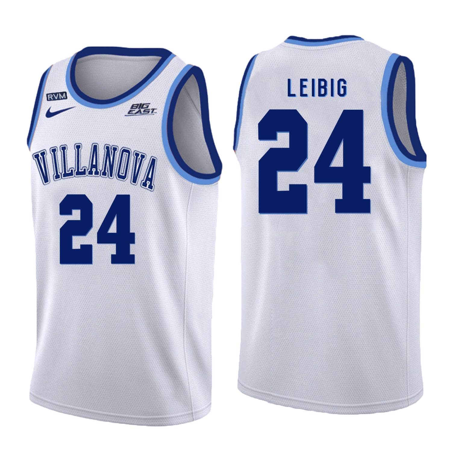 Villanova Wildcats Leibig 24 Crew Neck White