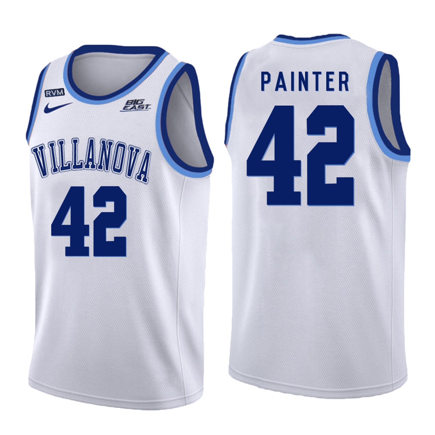 Villanova Wildcats Painter 42 Crew Neck White