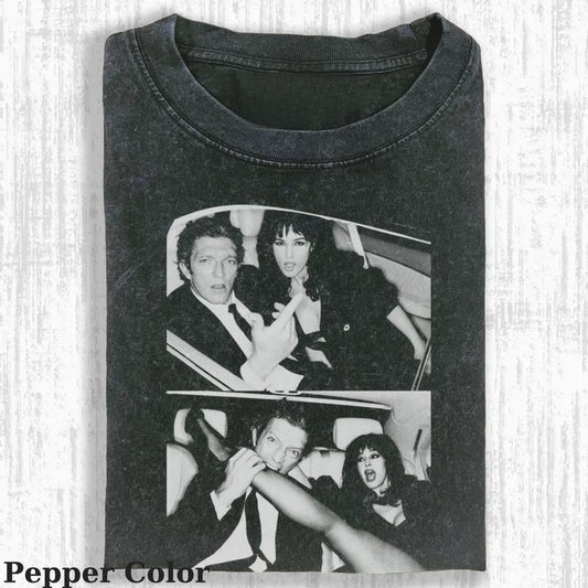 Vincent Cassel & Monica Vintage Tee, Vincent Cassel T-Shirt, Monica Tshirt, Vincent Cassel & Monica Movie Shirts, Unisex Movie Shirt Menswear Womenswear Streetwear