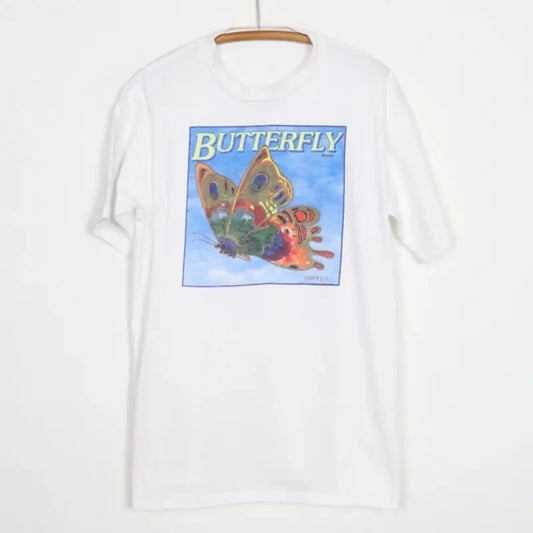 Vintage 1999 butterfly shirt, vintage 90s graphic tees, gift For Him, gift For Her Top Menswear Underwear Streetwear