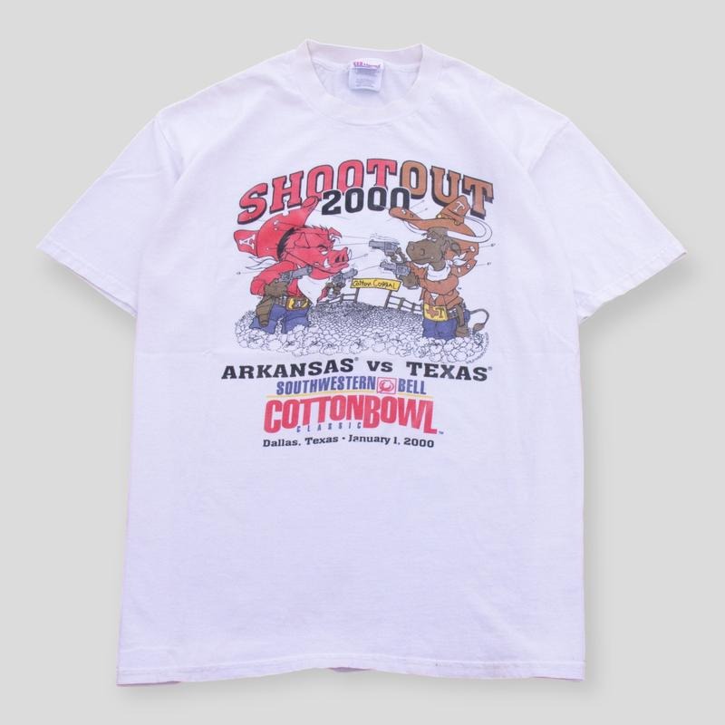 Vintage 2000 Arkansas VS Texas Cotton Bowl T-Shirt, Sweatshirt, Hoodie | InkThreadWorks.com