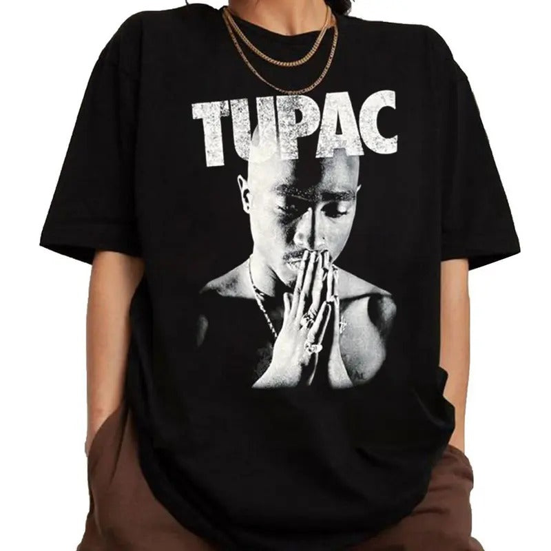 Vintage 2Pac Prayer Graphic Tee, Tupac Shakur Shirt, 2Pac Shakur Shirt, 90s Merch, Rapper Shirt, Hip Hop 90s Legends Shirt, Rapper Merchstyle{n002}2
