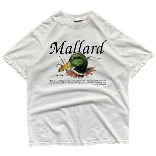 Vintage 90 Mallard Duck Wildlife T-shirt Unisex Retro 90s Classic Sweatshirt Pullover, Hunting Season , hoodie, Cotton Fabric Menswear
