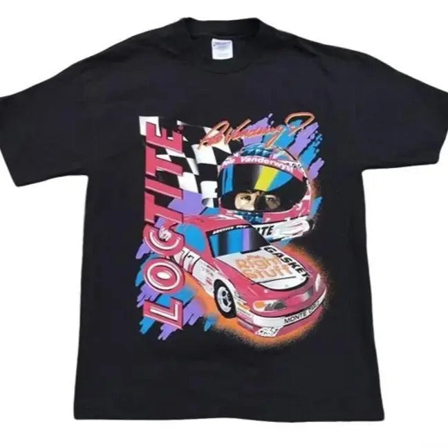 Vintage 90's NASCAR Loctite Peter Vanderwyst Nascar Racing T-shirt, Sporty Tshirt, Men's Clothes, Men's Tshirt Casual...