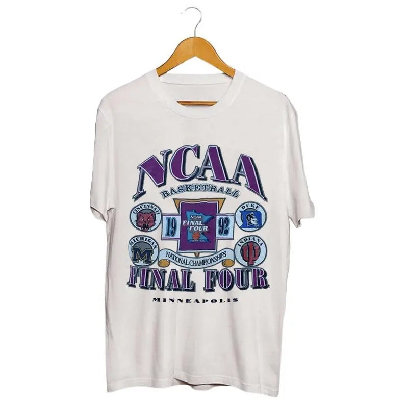 Vintage 90's NCAA Final Four SINGLE STITCH Unisex Classic T-Shirt, Championship Final Four Tee, Gift For NCAA Fan