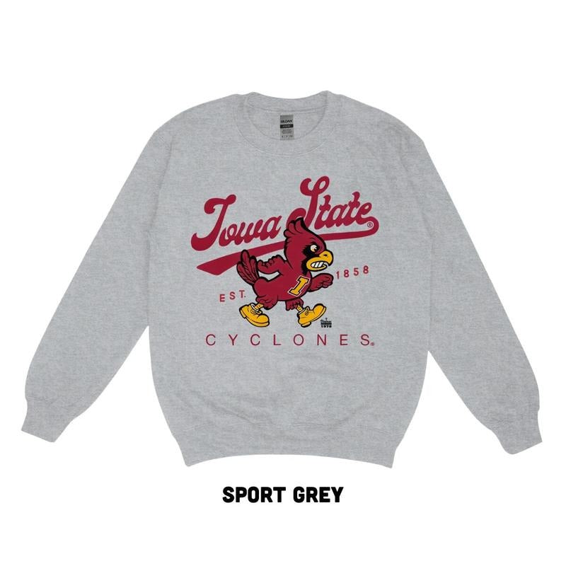 Vintage 90S IOWA State Cyclones Crewneck Sweatshirt, NCAA Final Four Championship Crewneck Sweatshirt, Unisex Shirt, Casual Top, Soft Cotton Fabric Shirt
