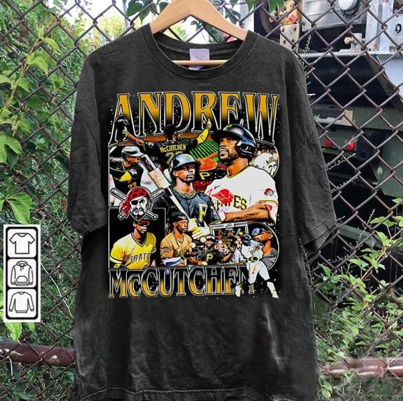 Vintage 90s Graphic Style Andrew McCutchen T-shirt - Andrew McCutchen T-shirt - Retro American Baseball Tee For Man and Woman Unisex T-shirt