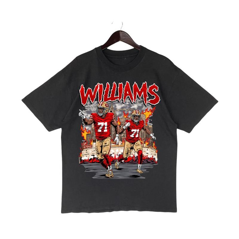 Vintage 90s Graphic Style Williams T-Shirt, Retro Football Bootleg Gift