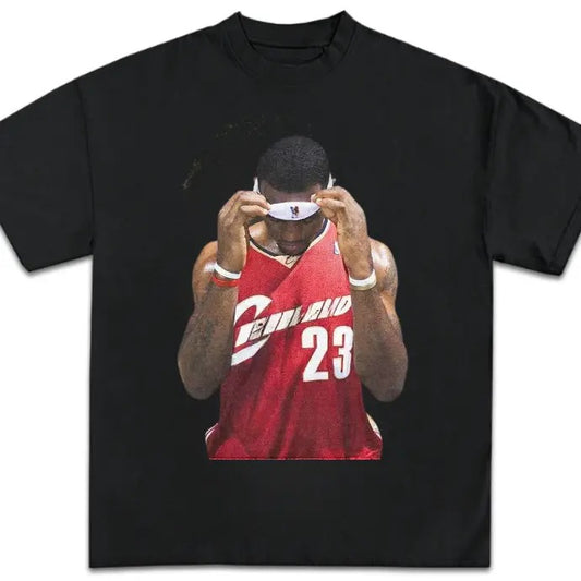 Vintage 90s Lebron James Graphic Tee, Unisex For Men And Women Shirt, Gifts Fan Basketball, Top Streetwear Menswear Tropical