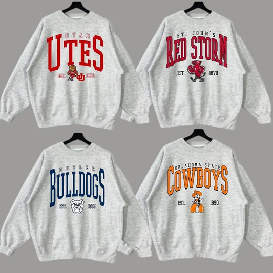 Vintage All Teams NCAA University Sweatshirt, All Teams NCAA Sweatshirt, Mascot University, Gift For Fans. T-Shirts, Hoodie
